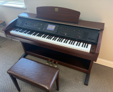 Yamaha CVP-303 Clavinova digital ensemble piano - Upright - Spinet Pianos